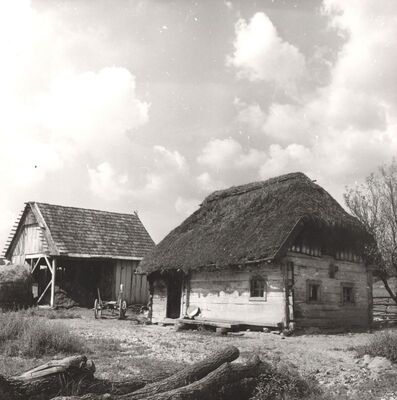 Lijevi Štefanki - Drvena prizemnica i sjenik