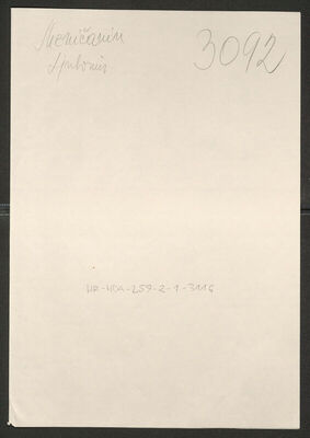 Meničanin, Ljubomir. Policijski karton