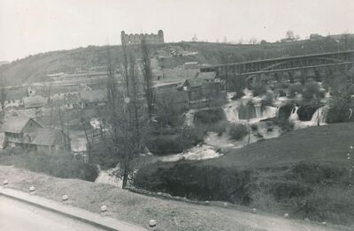 Rastoke (Slunj) - Pogled na dio Donjih Rastoka sa slapovima Slunjčice