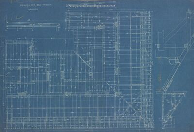 Stambena zgrada Frank, tlocrt/krovište