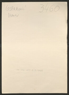 Oslaković, Vesna, 21.3.1920. Policijski karton