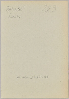 Barundić, Šimun, 27.10.1906. Policijski karton