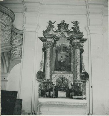 Žarovnica (Lepoglava) - Crkva sv. Jelene, oltar sv. Vida