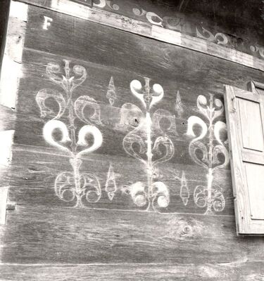 Kuče - Tradicijska drvena prizemnica, detalj pročelja