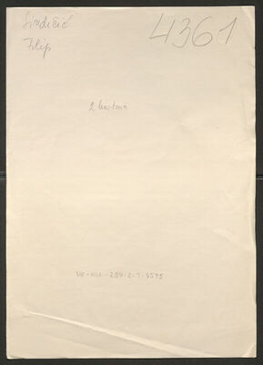 Sindičić, Filip, 21.3.1909. Policijski karton