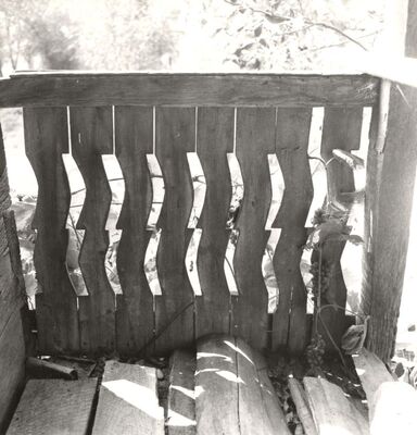 Bukevje - Tradicijska kuća, detalj ograde