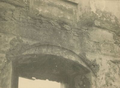 Ivanec - Stari grad, unutrašnjost iznad nadvoja prozora