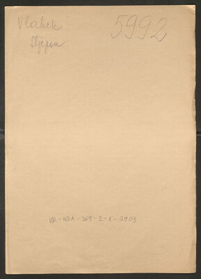 Vlahek, Stjepan, 16.8.1907. Policijski karton