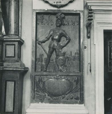 Varaždin - Franjevačka crkva, epitaf