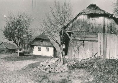 Jarnevići (Ribnik) - Tradicijska kuća, zabatno pročelje