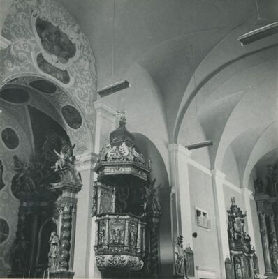 Varaždin - Franjevačka crkva, propovjedaonica