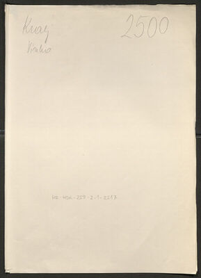 Kralj, Vinko, 20.1.1907. Policijski karton