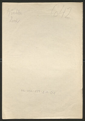 Büchler, Zora, 21.11.1896. Policijski karton