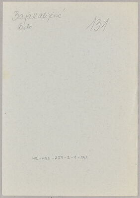 Bajakalijević, Risto, 27.9.1916. Policijski karton