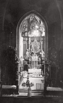 Lepoglava - Crkva Blažene Djevice Marije, unutrašnjost