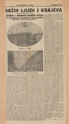 Križevci - znamenito hrvatsko mjesto