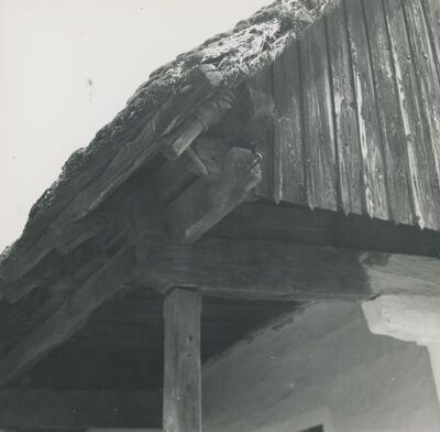 Dubravica - Kuća Pavla Štoosa, detalj strehe