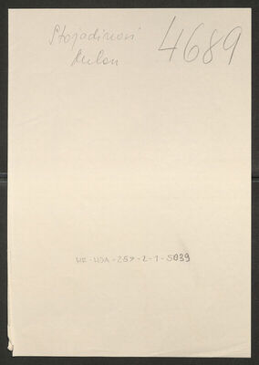 Stojadinović, Milan, 14.2.1889. Policijski karton