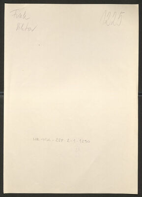 Fink, Viktor, 1.7.1898. Policijski karton