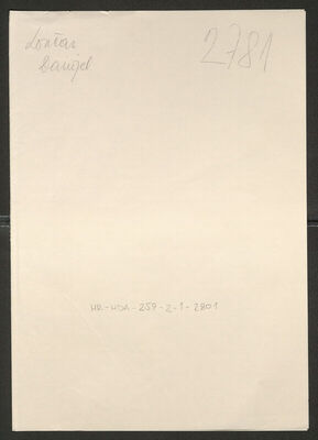 Lončar, Danijel, 20.6.1894. Policijski karton