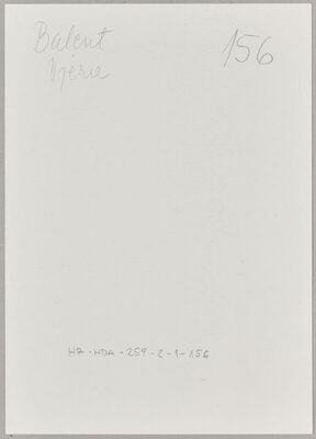 Balent, Vjera, 9.12.1919. Policijski karton