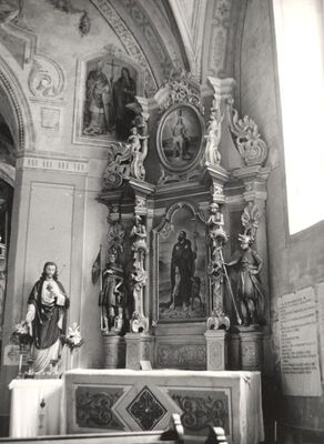 Križ - Župna crkva sv. Križa, pobočni oltar sv. Roka