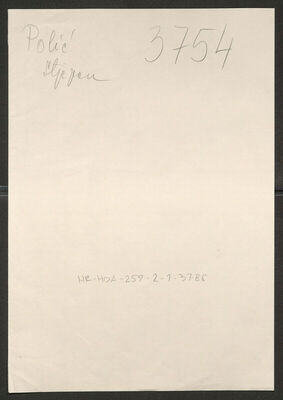 Polić, Stjepan, 3.1.1902. Policijski karton