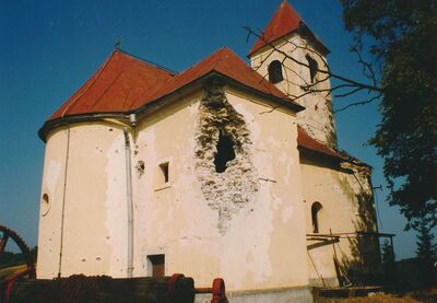 Ladvenjak (Karlovac) - Župna crkva svetog Vida, detalj vanjštine