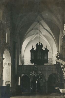 Lepoglava - Crkva Bogorodice, pogled prema pjevalištu