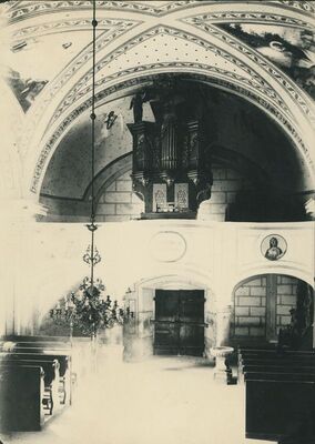 Varaždinske Toplice - Župna crkva sv. Martina, unutrašnjost, pjevalište