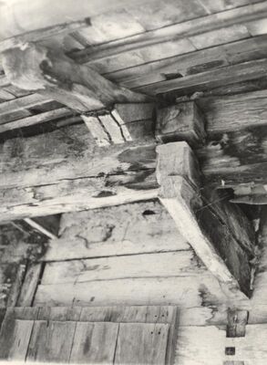 Gornje Psarjevo - Kurija Jelačić-Bužimski, detalj krovišta