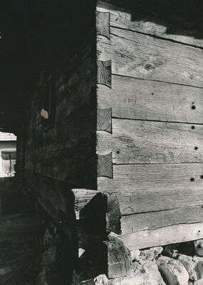 Zaluka Lipnička (Žakanje) - Tradicijska kuća, detalj