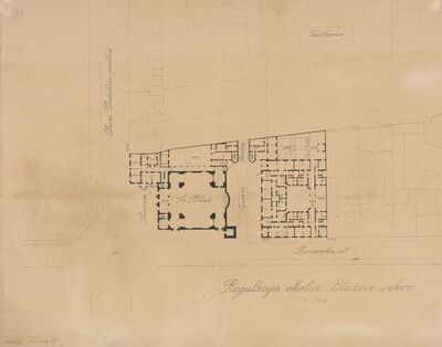 Crkva sv. Blaža, regulatorna studija okolice Crkve sv. Blaža