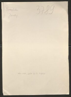 Poredski, Juraj, 11.4.1912. Policijski karton