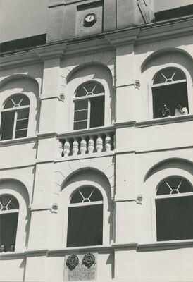 Klenovnik - dvor Draškovića, dvorište, pročelje sjeveroistočnog trakta