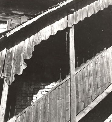 Mraclin - Tradicijska kuća, detalj stepeništa