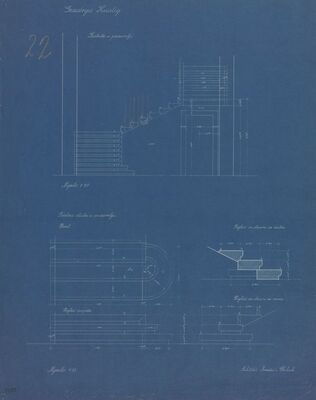 Stambena zgrada Lustig, stubište/prizemlje
