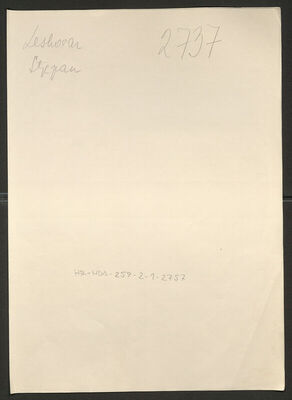 Leskovar, Stjepan, 17.7.1911. Policijski karton