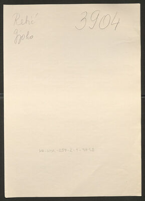 Rebić, Đoko, 1908. Policijski karton