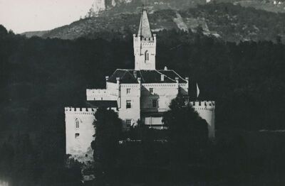 Trakošćan - dvorac, pogled s jugozapada