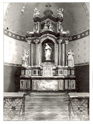 Lupoglav - Župna crkva bl. Augustina Kažotića, glavni oltar