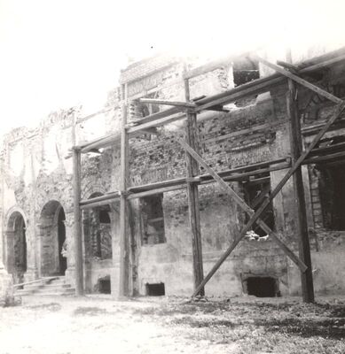 Januševec - Dvorac Januševec, popravak sjeverne strane