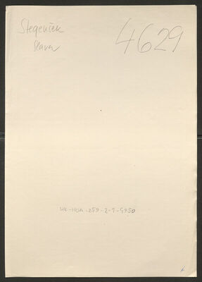 Stegenšek, Slava (Stanislava), 24.2.1914. Policijski karton