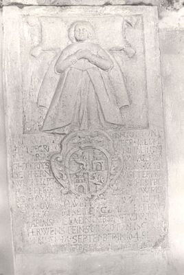 Poljana - Kapela sv. Jakova, nadgrobna ploča