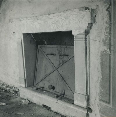 Trakošćan - dvorac, lovačka dvorana, kamin