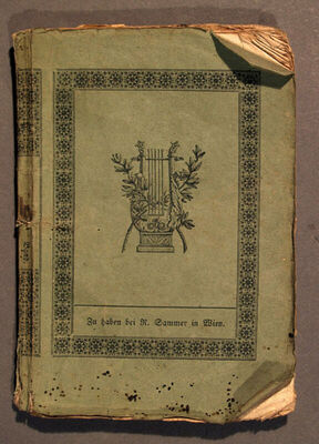Die unglückliche Ehe durch Delikatesse. Zweiter Theil des Ringes. Luftspiel von F. L. Schröder. Die vier Tanten. Luftspiel in einem Acte. Wien, 1826. Gedruckt und verlegt bei Chr. Fr. Schade.
