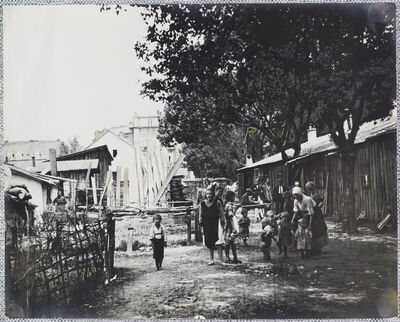 Zagreb 1924. - loši stanovi. Barake na Ciglani