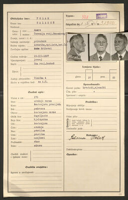 Polak, Salamon, 19.12.1897. Policijski karton