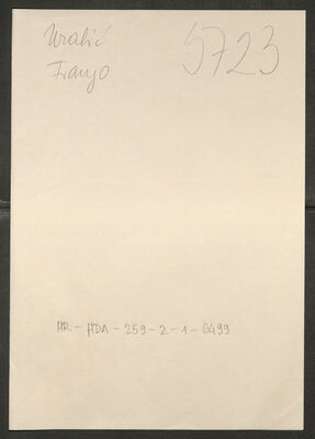 Urabić, Franjo, 19.4.1909. Policijski karton