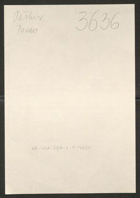 Peškir, Pavao, 1913. Policijski karton